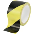 Ljepljiva traka za označavanje WT-YB crne, žute boje (D x Š) 18 m x 48 mm TOOLCRAFT 1564134 1 rola slika