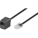ISDN produžni kabel [1x RJ45 utikač 8p4c - 1x RJ45 utičnica 8p4c] 6 m crne boje