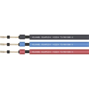 Fotonaponski kabel SOLARFLEX®-X H1Z2Z2-K 1 x 6 mm plave boje Helukabel 713570 roba na metre slika