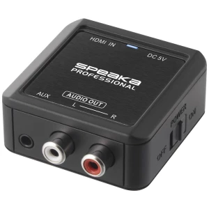 SPEAKA Professional HDMI (eARC/ARC) na stereo adapter SpeaKa Professional audio pretvarač  [HDMI - Cinch] slika
