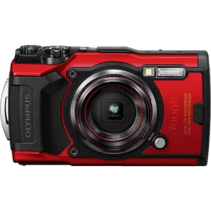 Digitalni fotoaparat Olympus Tough TG-6 12 MPix Zoom (optički): 4 x Crvena GPS, Otporan na udarce, Vodootporno do 15 m, Otporan slika