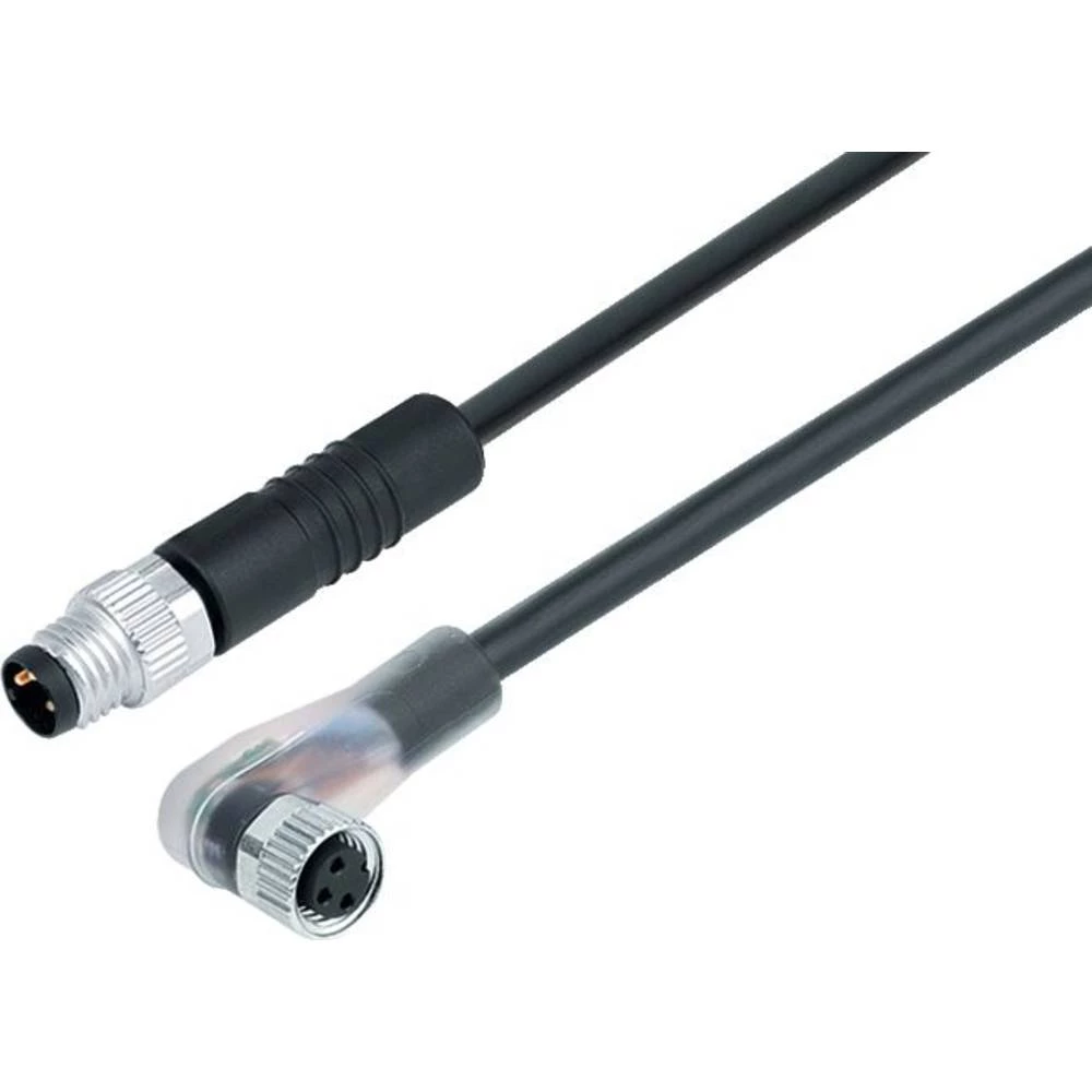 binder 77 3608 3405 50003-0200-20 utični konektor za senzor/aktivator, konfekcionirani ženski konektor, kutni, ravni muš slika