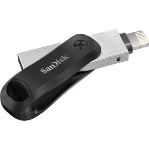 USB pomoćna memorija Smartphone/tablet SanDisk iXpand™ Flash Drive Go Crna/srebrna 256 GB USB 3.0, Lightning slika