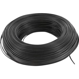 BELI-BECO L218/100 sw Pletenica 2 x 0.14 mm² Crna 100 m slika