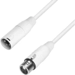 XLR Connection cable [1x Muški konektor XLR - 1x Ženski konektor XLR] 2.5 m Bijela Adam Hall K4 MMF 0250 SNOW