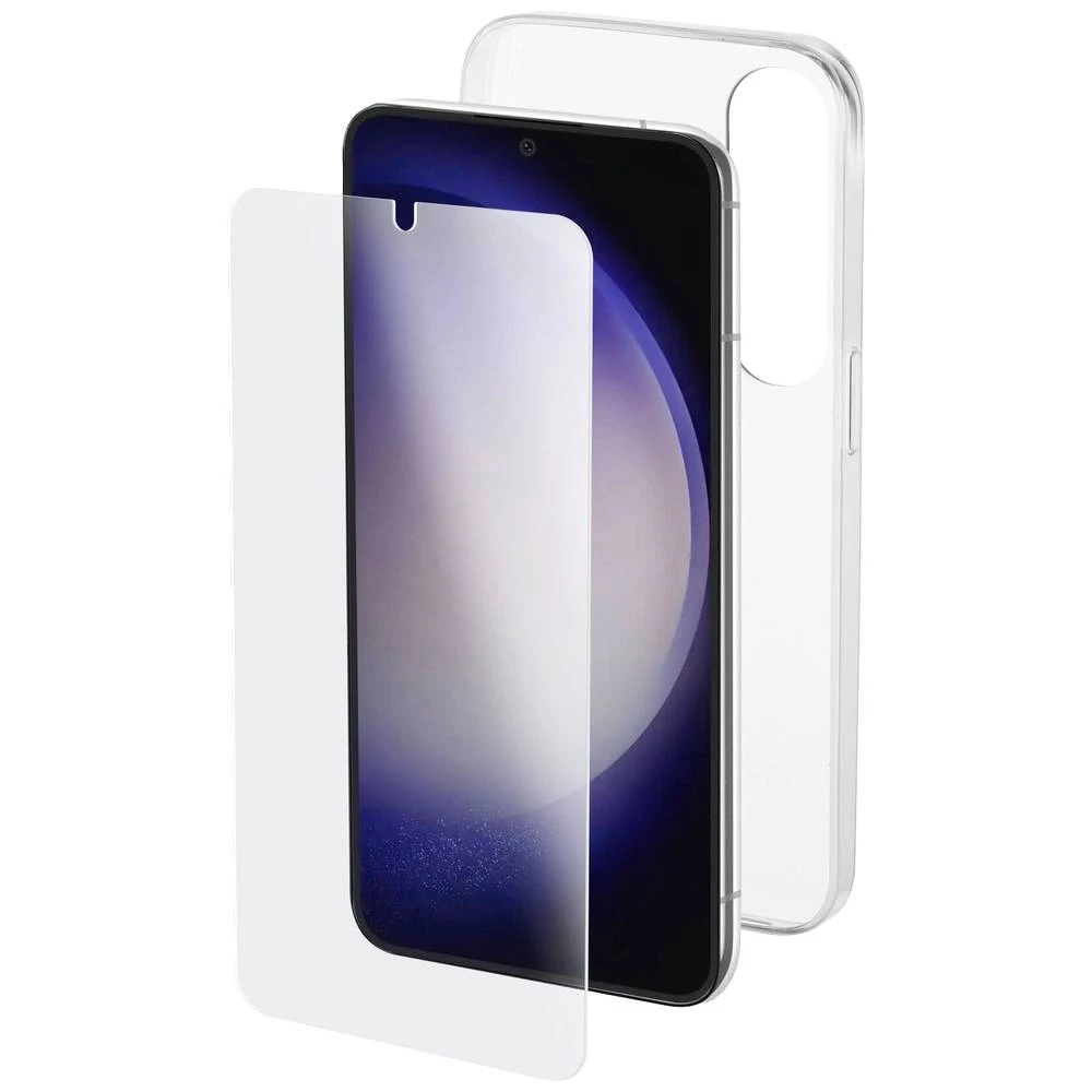 Cellularline PROTKITGALS24T set torbica + zaštitno staklo Samsung Samsung Galaxy S24 prozirna induktivno punjenje slika