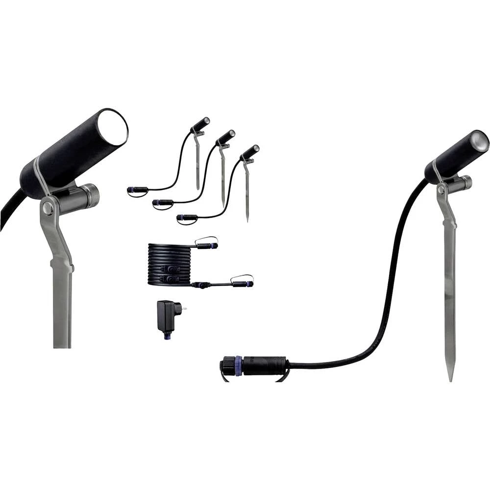 Paulmann Plantini sustav rasvjete plug&shine LED početni set za vrtne reflektore LED 10 W antracitna boja slika