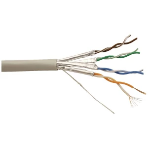 Roline 21.15.1682 mrežni kabel cat 6a U/UTP siva 300 m slika