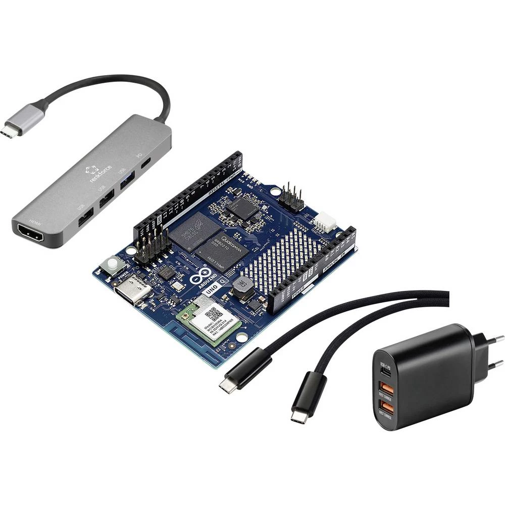TRU COMPONENTS Fiore Arduino UNO Q Set(4 GB / )4 x2.0 GHzuklj. napajanje slika