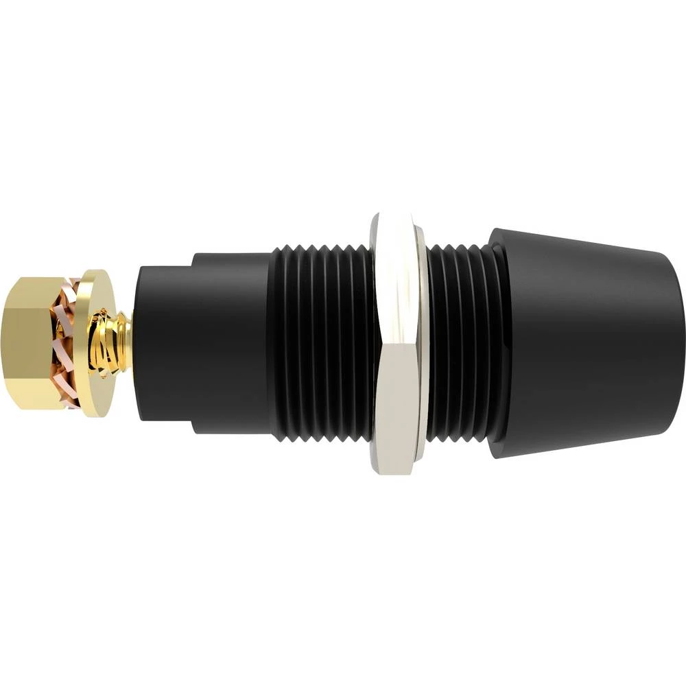 Schützinger DI SAB 9430 Au / SW sigurnosna ugradna utičnica ravan crna 1 St. slika