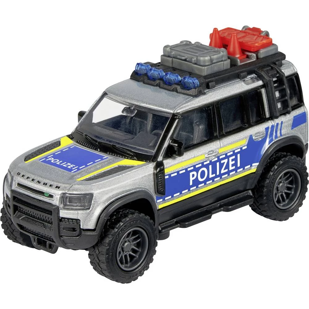 Majorette Land Rover Policija Defender 90 gotovi model model vozila za hitne slučajeve slika