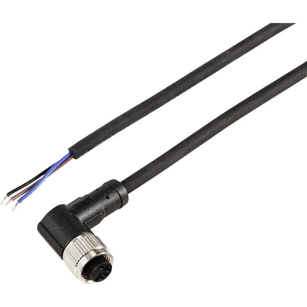 TRU COMPONENTS TC-12833112 priključni kabel za senzor/aktivator M12 konektor, kutni 5 m Broj polova: 3 1 St. slika