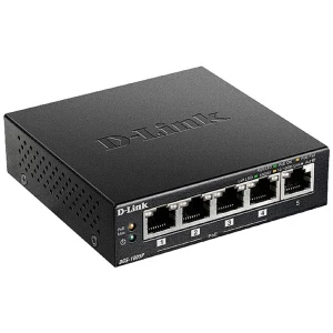 D-Link DGS-1005P/E mrežni preklopnik 5 ulaza 1 / 10 GBit/s slika