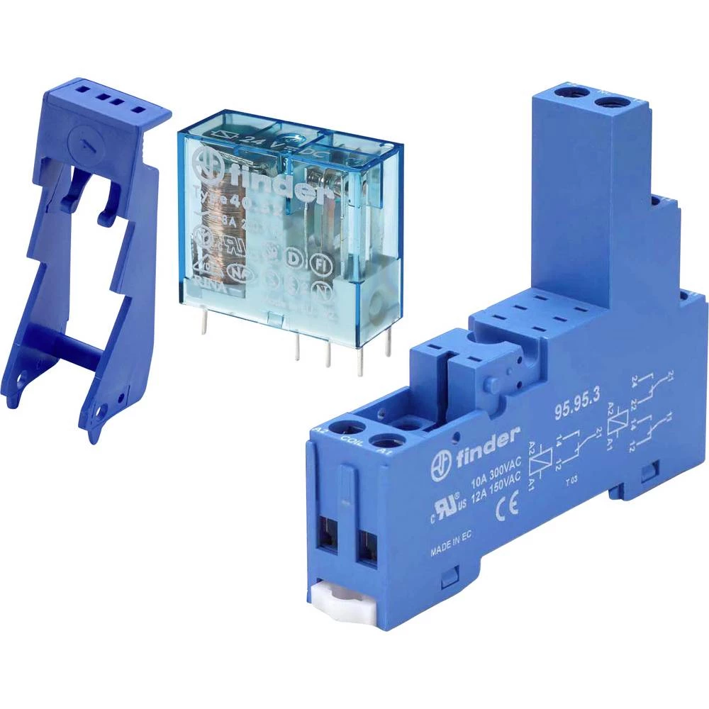 Finder 405270120000+95953+095913 spojni relej 12 V/DC 8 A 2 prebacivanje 1 Set slika