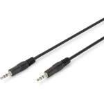 Digitus AK-510100-015-S utičnica audio priključni kabel [1x 3,5 mm banana utikač - 1x 3,5 mm banana utikač] 1.50 m crna