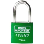 Burg Wächter 39451 lokot 40.00 mm različito zatvaranje   zelena zaključavanje s ključem