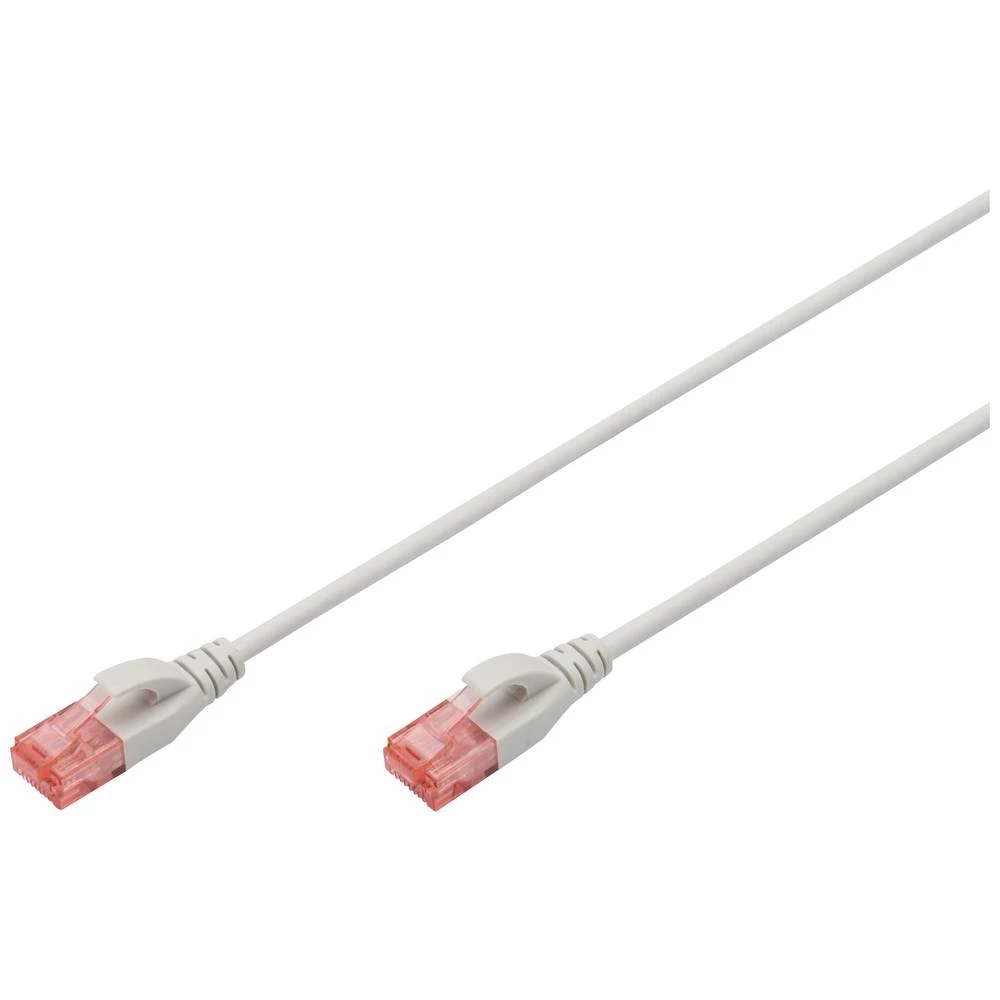 Digitus DK-1617-015S RJ45 mrežni kabel, Patch kabel CAT 6 U/UTP 1.50 m siva  1 St. slika