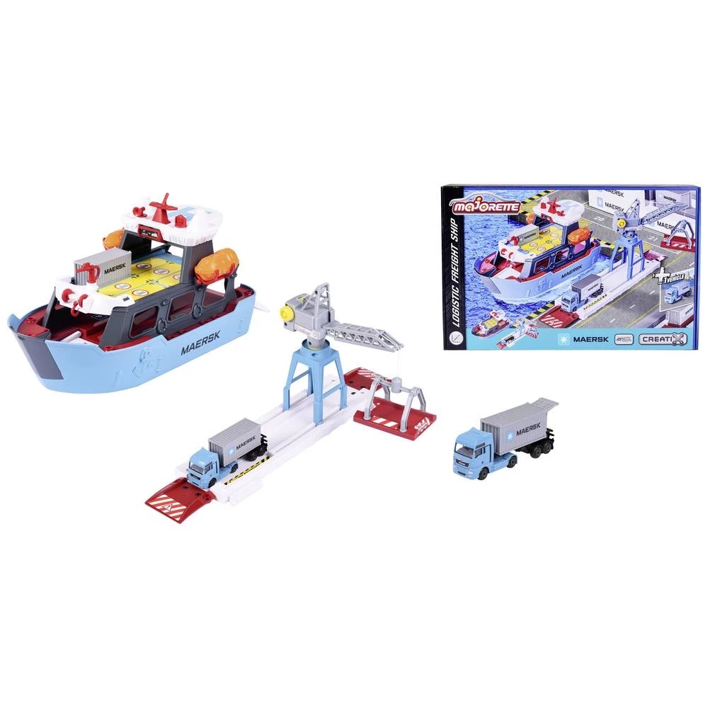 Majorette Creatix Logistic Freight Ship+1 vozilo slika