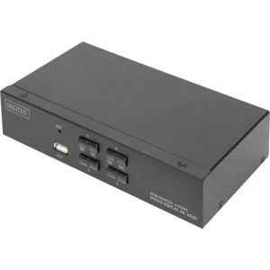 Digitus DS-12880 4+1 ulaza KVM preklopnik HDMI daljinski upravljač, tipkovnica 3840 x 2160 piksel slika