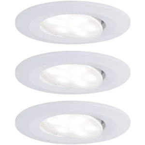 HomeSpa LED ugradna svjetiljka 3-Step-Dim Calla osnovni set zakretna IP65 oko 90mm 30° 3x5.5W 3x430lm 230V Bijeli prekidač mat bijela Paulmann  LED ugradno svjetlo za kupaonicu 3-dijelni komplet   ... slika