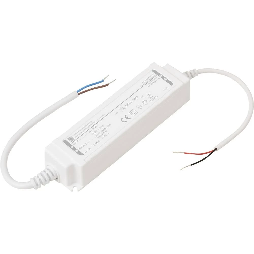 TRU COMPONENTS TC-YCL40-2401660 LED transformator konstantni napon 18 W 1.66 A 22.8 - 25.2 V/DC 1 kom. slika
