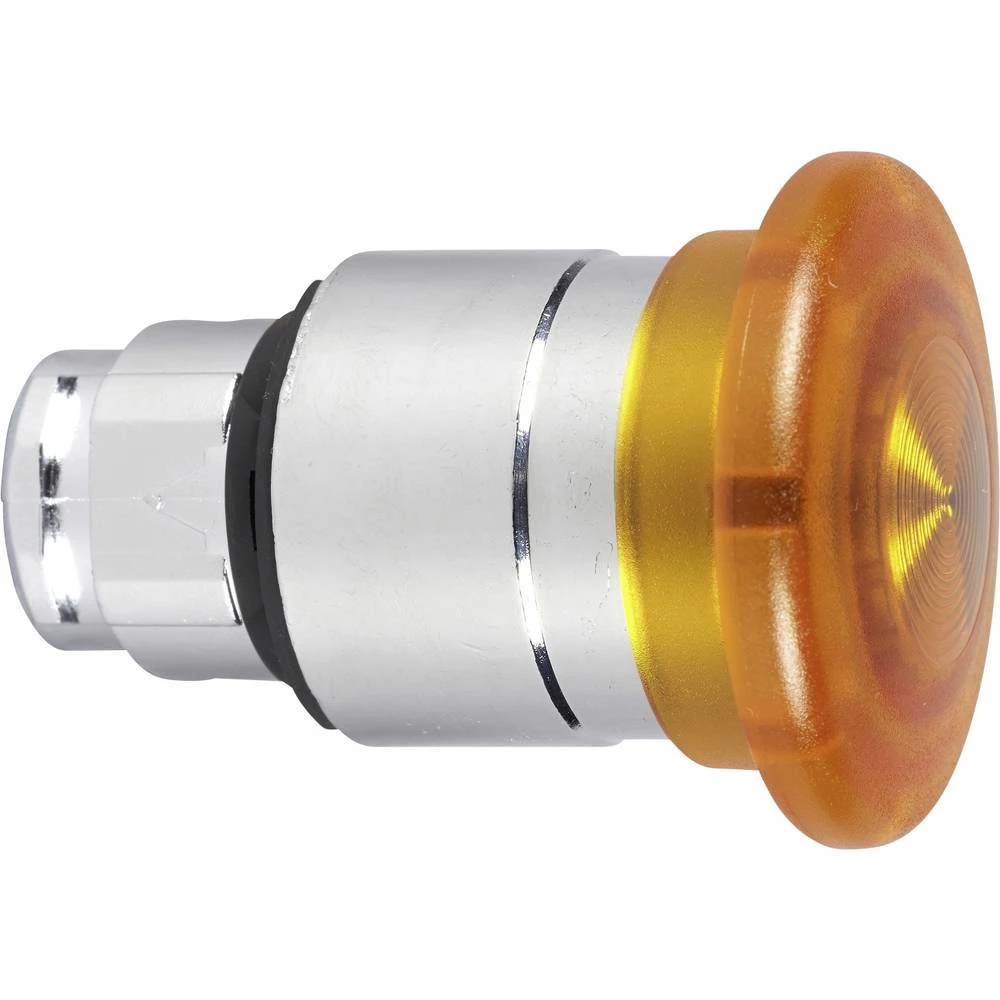 Schneider Electric ZB4BW453 prednji element za osvijetljeni gumb ponovno postavljiv (Ø) 22 mm neobilježeno krom boja, žuta 1 St. slika