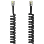 Hama telefon priključni kabel [1x RJ11-muški konektor 6p4c - 1x RJ11-muški konektor 6p4c] 3 m crna