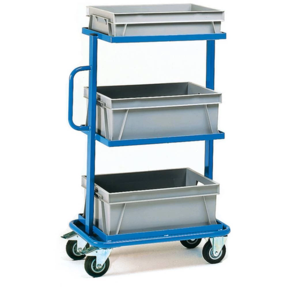 Fetra Hauptartikel 32902 etažna kolica čelik obložen s prahom Opterećenje (maks.): 200 kg briljantno-plava (RAL 5007) bo slika