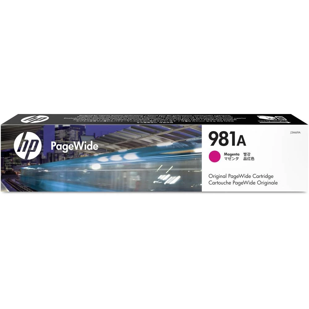 HP tinta 981A original purpurno crven J3M69A tinta slika