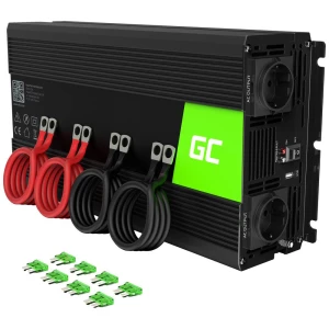 Inverter / pretvarač napona 12 na 230 V 3000/6000 W modificirani sinusni val Green Cell inverter INV12 3000 W 12 V - 230 V slika