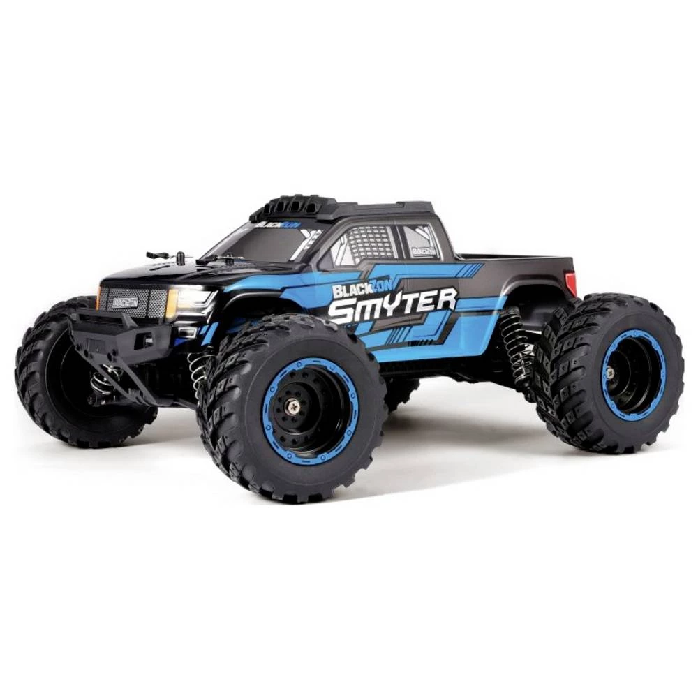 Blackzon crvena s četkama 1:16 RC model automobila monstertruck pogon na sva četiri kotača (4wd) 2,4 GHz uklj. baterija slika