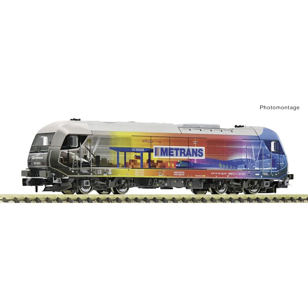 Fleischmann 7360029 N dizelska lokomotiva 761 102-3 Metransa slika