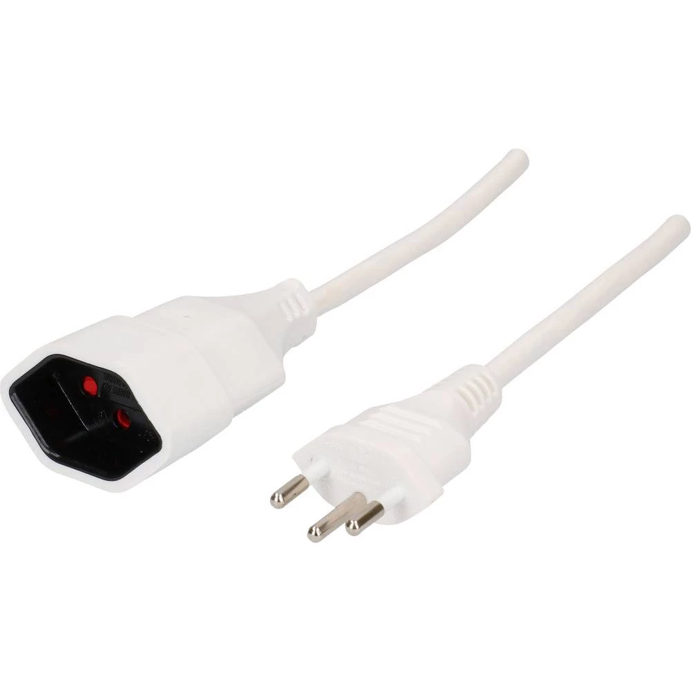 Max Hauri 129020 struja produžetak bijela 2.00 m H05VV-F 3G 1,0 mm² slika