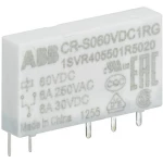 CR-S012VDC1R Utični relej sučelja 1CO, A1-A2=12VDC, Izlaz=6A/250VAC ABB CR-S012VDC1R sučeljni relej 10 St.