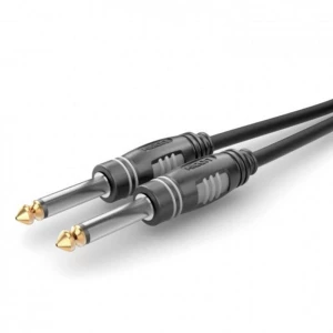 Hicon HBA-6M-0150 utičnica audio priključni kabel [1x klinken utikač 6.3 mm (mono) - 1x klinken utikač 6.3 mm (mono)] 1. slika