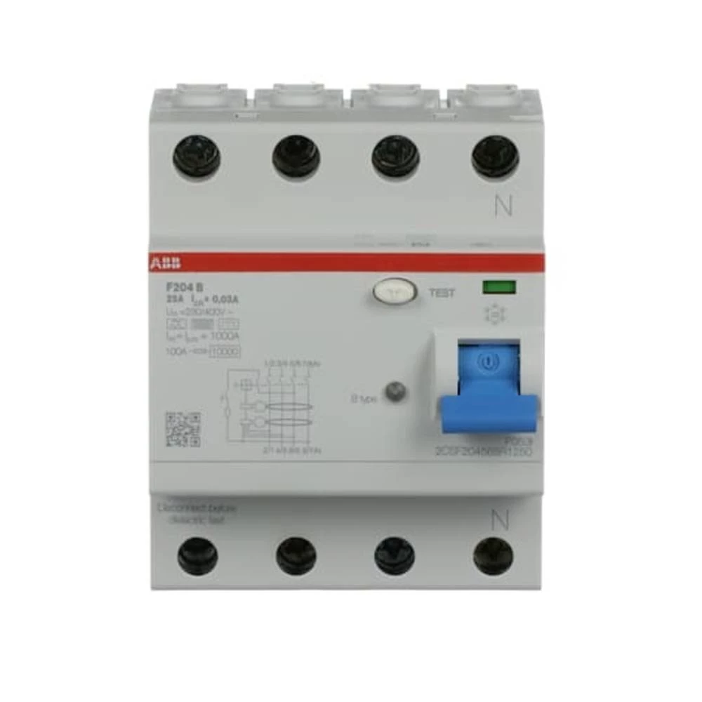 ABB 2CSF204568R1250 F204B-25/0,03 FID zaštitna sklopka 25 A 400 V slika