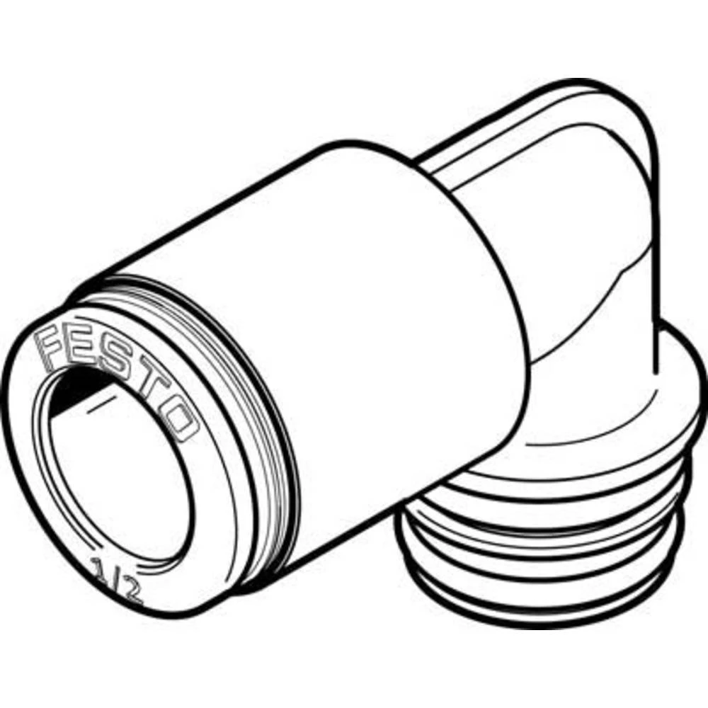 FESTO kutni priključak 132860 QSPLKG20-1/2-U  Vanjski navoj: G1/4''     1 St. slika