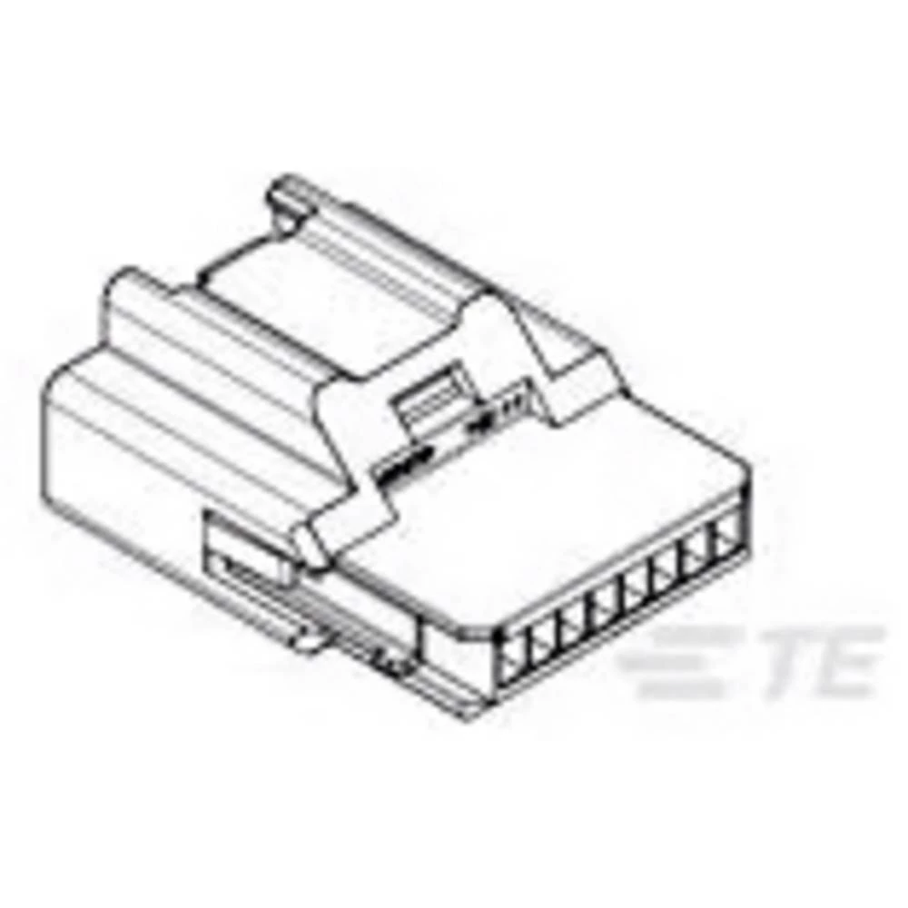 TE Connectivity ugradna standardna letva s muškim kontaktima 9-1419166-0 1 St. Package slika