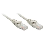LINDY 48372 RJ45 mrežni kabel, Patch kabel cat 5e U/UTP 50.00 m siva  1 St.