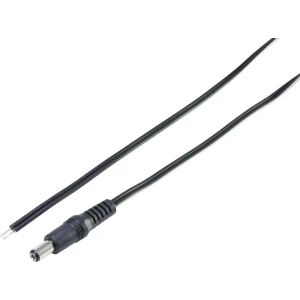 TRU COMPONENTS Niskonaponski priključni kabel Niskonaponski adapter-Kabel bez kraja 5.50 2.10 mm 1.20 m 1 ST slika