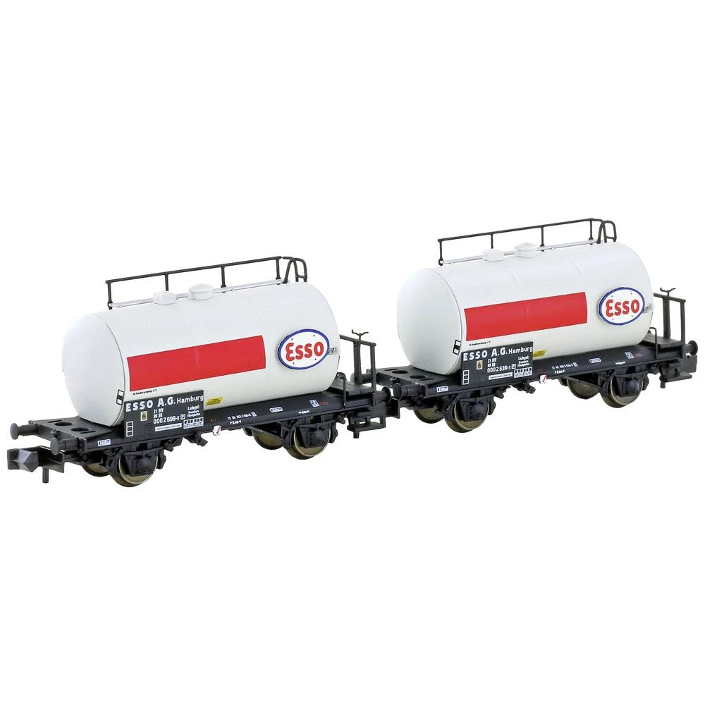 Hobbytrain H24832 N Set od 2 lake cisterne Esso of the DB slika