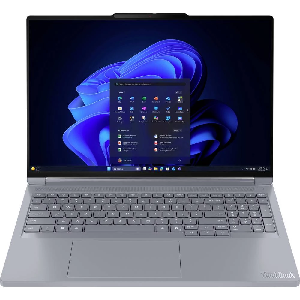 Lenovo Notebook ThinkBook 16p AMD G6 40.6 cm (16 palac) WQXGA AMD Ryzen 9 8940HX 8 GB RAM 1 TB SSD njemačka, qwertz Nvid slika