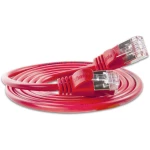 LAN (RJ45) Mreža Priključni kabel CAT 6 U/FTP 1 m Crvena Slim Wirewin