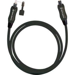 Oehlbach Toslink Digitalni audio Priključni kabel [1x Muški konektor Toslink (ODT) - 1x Muški konektor Toslink (ODT)] 10 m Crna slika