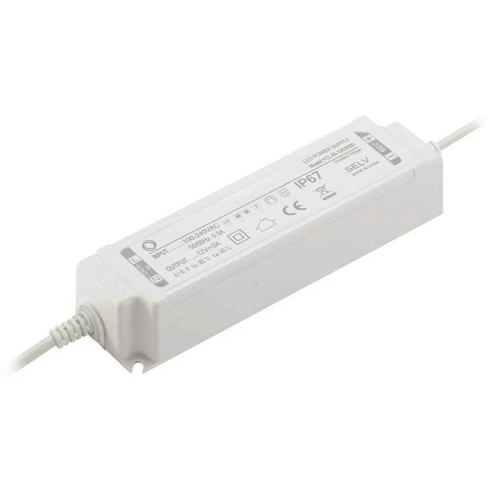 YingJiao LED pogonski sklop 40 W 3.33 A 12 V 1 kom. slika