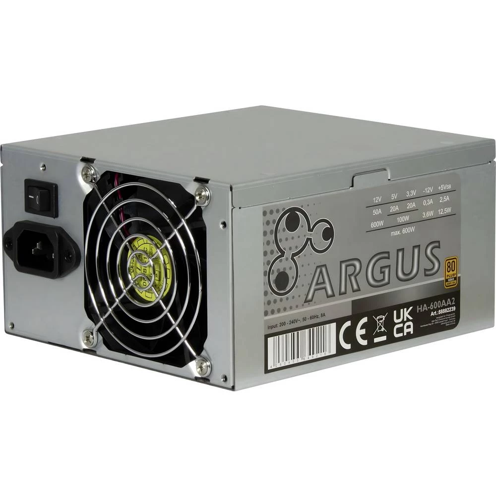 Inter-Tech Argus PSU PC napajanje 600 W ATX 80 plus gold slika