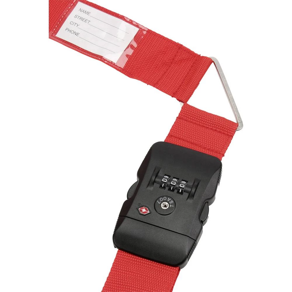 Remen za prtljagu 50 mm TSA Olymp 6014 Crvena slika