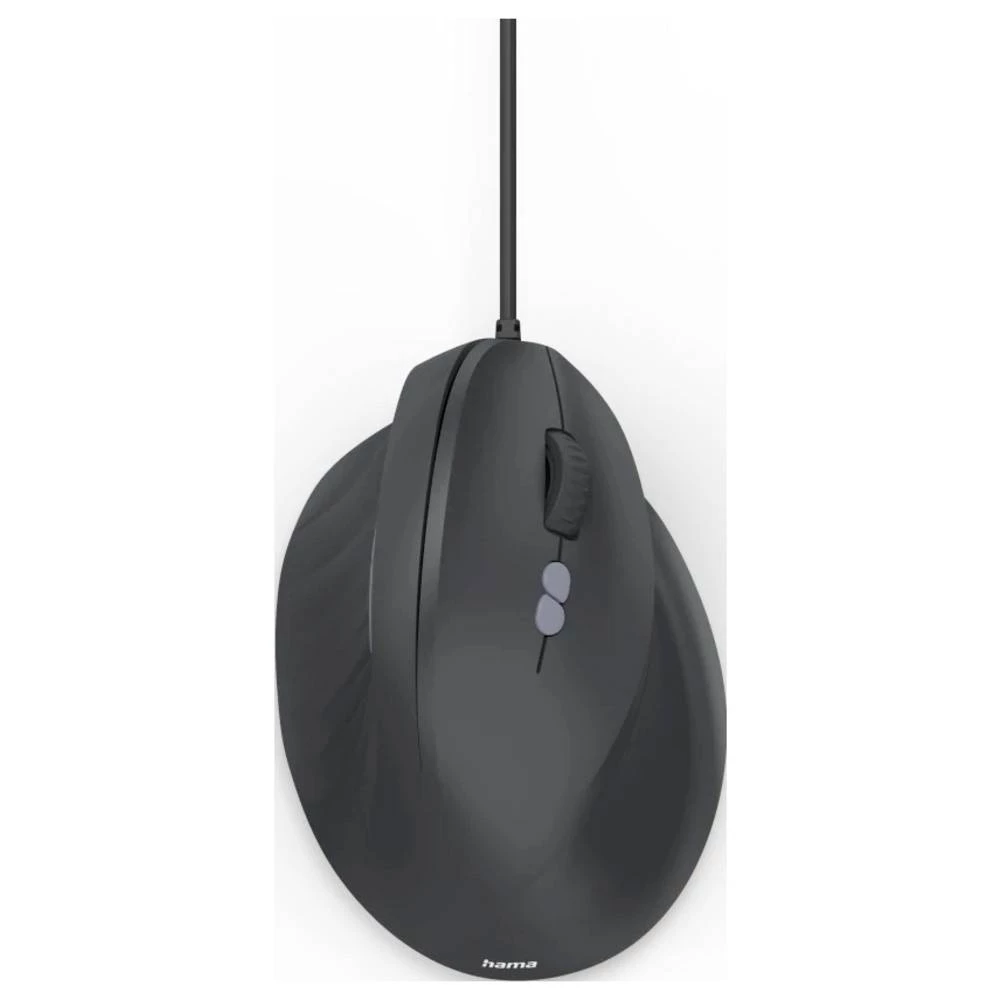 Hama ECM-500R miš žičani optički crna 7 Tipke 1800 dpi ergonomski slika
