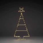 LED božično drvce Jantarna boja LED Konstsmide 1790-880 Mjedena