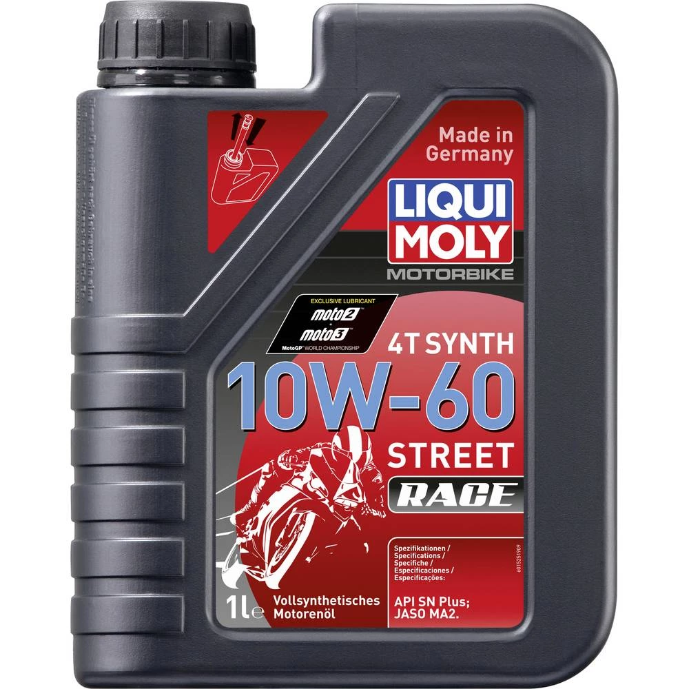 Liqui Moly Motorbike 4T Synth 10W-60 Street Race 1525 ulje za 4-taktne motore 1 l slika